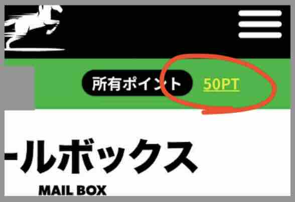 競馬トライアンフのポイント還元